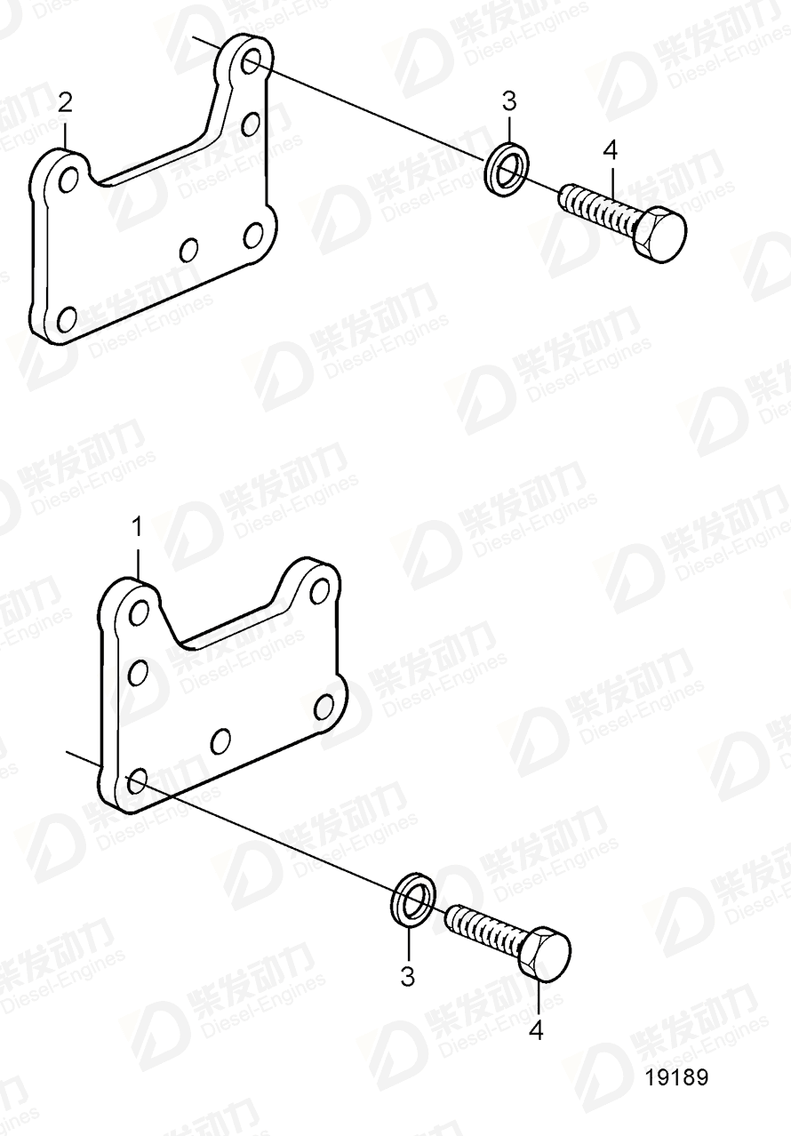 volvo penta Screw 20405854 Drawing volvo penta Screw 20405854 Drawing